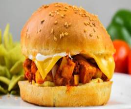Paneer Tikka Burger 